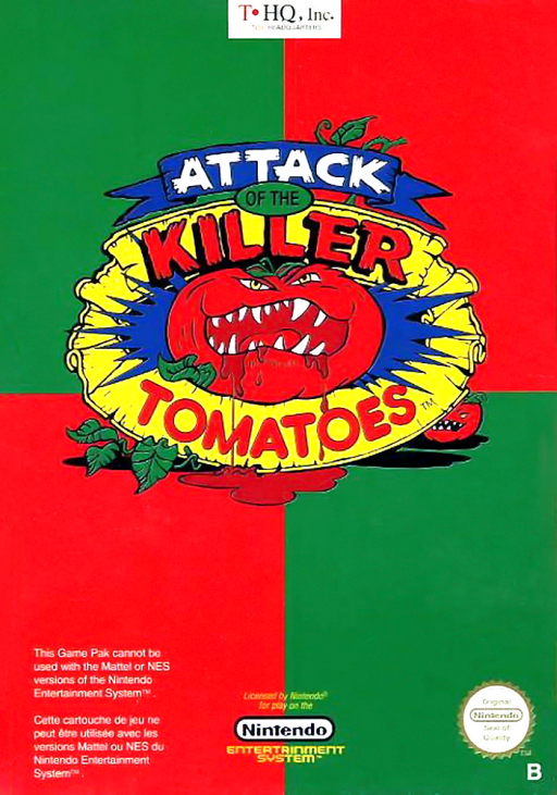 Attack of the Killer Tomatoes (Europe) box art